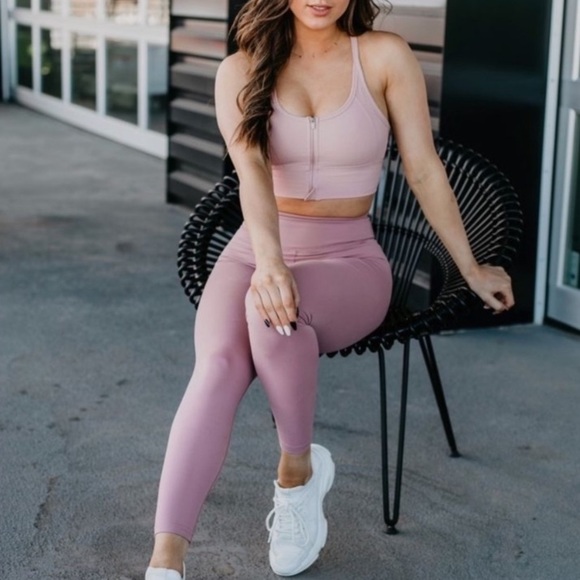 Balance Athletica OG Intuition High Rise Legging in Pink Size Medium - Picture 2 of 11